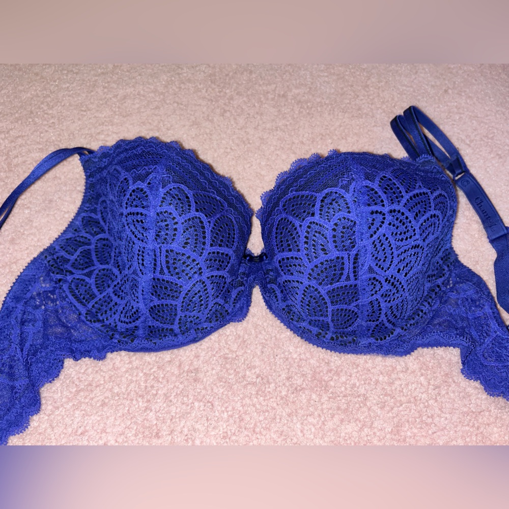 Blue lace bra 34DD